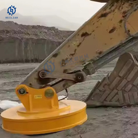 Grue à ventouse électromagnétique puissante pour excavatrice, levage de ferraille et de métaux, aimant électrique en acier au manganèse pour la construction