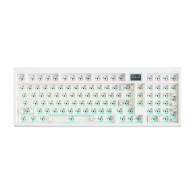 ZUOYA GMK98 Mechanical Gaming Keyboard Kit Wireless Tri-mode Barebone 98% Layout Gasket Hot-swap RGB Backlit Support VIA/QMK