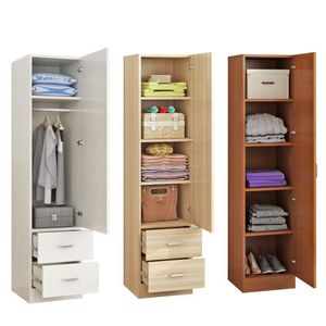 Neues Modell Home Ankleide zimmer Möbel Günstiger Preis Kinder Eck schrank mit Schubladen Weiß Holz Kleidung Kleider schrank - Product Image 5