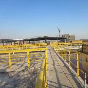 FRP guardrail per fognature per piscine guardrail piattaforma per scale fisso tondo tubo quadrato isolamento guardrail spot stock - Product Image 6