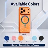 Casing Metalik Glossy Langsung dari Pabrik dengan Ring N52 Built-in, Fast Charge, Edisi Putih untuk iPhone Seri 15 16 17 18