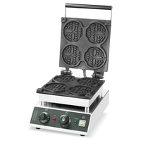 Vente en gros 220V Mickey Formes Lolly Gaufrier/Bâton de gaufre Machine commerciale pour chien de maïs