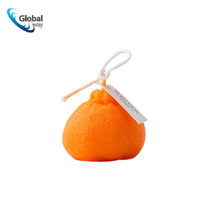 Realistic Orange Shaped Soy <strong>Candle</strong>, Natural <strong>Citrus</strong> Aromatherapy <strong>Candle</strong> for Home Decor, Relaxation, and Cozy Atmosphere - Product Image 1