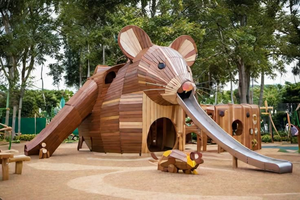 Высококачественное деревянное оборудование для развлечений на открытом воздухе для тематических парков, оптовая продажа от производителя - Product Image 4