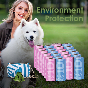 Etichetta personalizzata Eco-Friendly biodegradabile cane gatto amido di mais Eco Friendly compostabile sacchetti di cacca per animali domestici cacca - Product Image 6