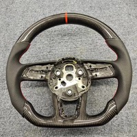 Volant en cuir et fibre de carbone pour Audi S6 S7 A4 A5 A6 A7 Q3 Q5 A3 S3 S8 R8 – Accessoire automobile très demandé