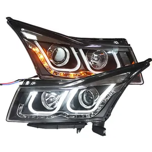 U Angel Eyes Head Lamps Front Light 2009 To 2013 Year LDV3 For Chevrolet Cruze