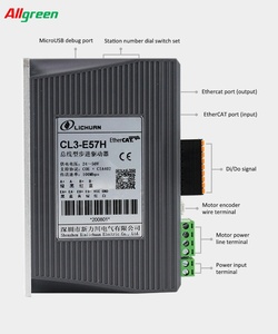 Kit de Motor Paso a Paso Allgreen EtherCAT Tipo Nema 23, Motor de 2 Fases, Kit de Circuito Cerrado LC57H280+CL3-E57H para CNC - Product Image 2