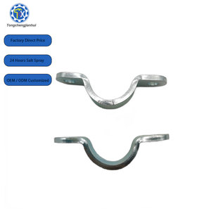 Collier de serrage en acier <span class=keywords><strong>U</strong></span> personnalisé Collier de serrage de selle en PVC imprimé offset Technique polie Pièces d'estampage en métal Collier de serrage de tube - Product Image 5