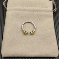   Bagues de créateur de luxe, pierre précieuse turquoise, laiton plaqué argent, bijoux en pierre naturelle de haute qualité pour femmes