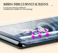 Film Hydrogel de Réparation Automatique des Rayures 30S Prix Usine, Protecteur d'Écran EPU pour iPhone, Protecteur d'Écran Incurvé pour Samsung