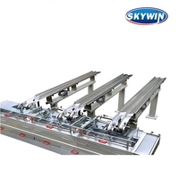 Nouvelle machine d'emballage automatique Skywin avec poussoir en acier inoxydable pour la fabrication de biscuits gaufrettes à base de farine pour boulangerie