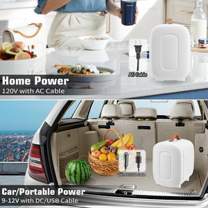 Mini réfrigérateur portable refroidisseur et réchauffeur, <span class=keywords><strong>petit</strong></span> réfrigérateur de voiture pour voiture et maison, mini réfrigérateur 12V DC pour stocker les aliments et les cosmétiques - Product Image 6