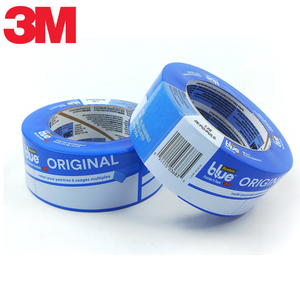 Ruban de masquage bleu 3M 2090 pour peinture, adhésif multi-surfaces, en papier crépon, retrait propre, en rouleau - Product Image 1