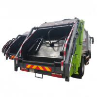 Camion compacteur de déchets Dongfeng 12CBM 6x4 Diesel, entretien facile, pièces détachées disponibles pour la collecte des déchets en Amérique du Sud