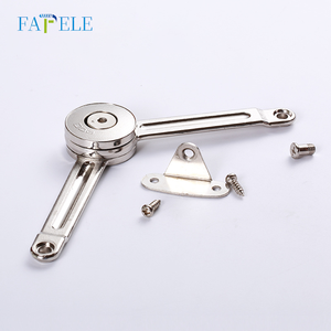 Porte <span class=keywords><strong>à</strong></span> rabat de cuisine hydraulique <span class=keywords><strong>à</strong></span> fermeture souple, charnière de support de couvercle d'armoire en alliage de Zinc, support de couvercle réglable - Product Image 4
