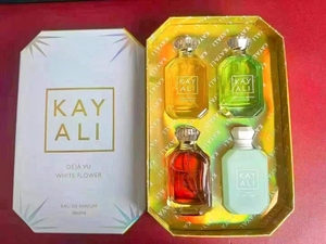 Set Regalo di Fragranze Femminili Tema Vacanza e Fiori Dolci 4x30ml Spray Eau De Parfum Lunga Durata Set Profumi Kayali - Product Image 1