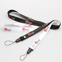 Lanière de sangle de téléphone en polyester personnalisée Lebei avec logo Articles en vrac pour les cadeaux d'affaires promotionnels Sérigraphie par sublimation