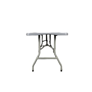 Hiện đại màu xám ngoài trời gấp hình chữ nhật lưu trữ bảng cho cắm trại làm bằng nhựa bền - Product Image 5