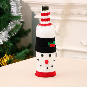 Calcetín de Navidad 2020, regalo de Navidad, decoración de Año Nuevo, cubierta de botella de vino, adornos navideños para el hogar - Product Image 2