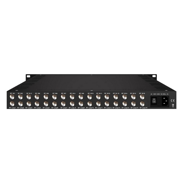 High Quality NDS3508B 16 in 1 FTA IRD Tuner to IP Gateway 8/16 DVB- S/S2/S2X DVB-C/T/T2  ISDB-T ATSC Channels Tv Receiver