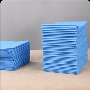 Mia Disposable Fitted Nonwoven Spa <b>Bed</b> Covers for Beauty Salon & Hotel Waterproof <b>White</b> Pink Blue Therapy Tables for Home Use - Product Image 2