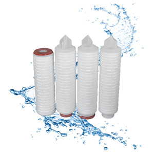Cartouche filtrante à membrane plissée profonde en PES/PVDF/PTFE de 0,1/0,2/0,5/1/1,5/2 microns pour le traitement de l'eau - Product Image 1