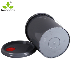 Seau en plastique PP de 20 litres avec couvercle à bec verseur Seau rond de qualité alimentaire pour l'eau, l'essence, la peinture, l'huile et les aliments Bon prix - Product Image 2