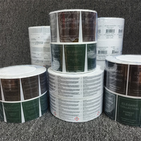 Rouleau d'autocollants personnalisés en feuille d'argent à chaud avec vernis brillant, papier texturé spécial, étiquette autocollante pour flacon de parfum cosmétique