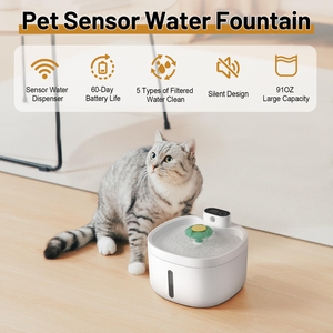 BPA-free 4 <b>Filter</b> System Automatic Pet Dog Cat Drinking <b>Water</b> Fountain - Product Image 5
