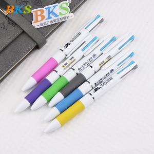 Dernier ensemble de stylos à bille multifonctionnel 3 couleurs du fournisseur direct Logo personnalisé pour les fournitures de papeterie promotionnelles scolaires - Product Image 1