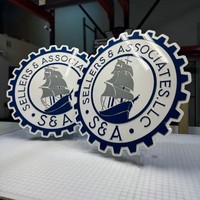 Panneau d'affichage Design Your Own Shop 3D Acrylique/PVC Logo Lettres multicouches Plaque lumineuse Nom personnalisé pour signalisation commerciale