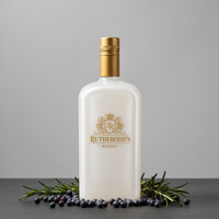 Groothandel 750ml rechthoekige platte super-flint glazen fles lege fles voor sterke drank wodka whisky gin rum accepteert aangepaste verpakkingsdoos fabriek