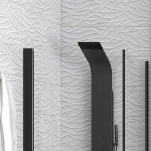 Kamalu KS2800AN box doccia nero 75x85 con due porte 200 cm di altezza - Product Image 5