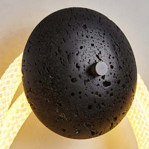 <span class=keywords><strong>Applique</strong></span> <span class=keywords><strong>murale</strong></span> LED Wabi-sabi, salon d'hôtel, <span class=keywords><strong>fibre</strong></span> tissée en travertin naturel, tuyau artistique, luminaire créatif, <span class=keywords><strong>applique</strong></span> <span class=keywords><strong>murale</strong></span> en travertin Rigel - Product Image 3