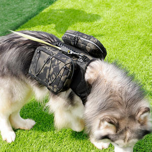 Mochila Plegable para Mascotas, Ecológica, de Tela de Poliéster, para Exteriores, con Botella de Agua y Comida para Perros, Chaleco Antiexplosiones con Correa - Product Image 4