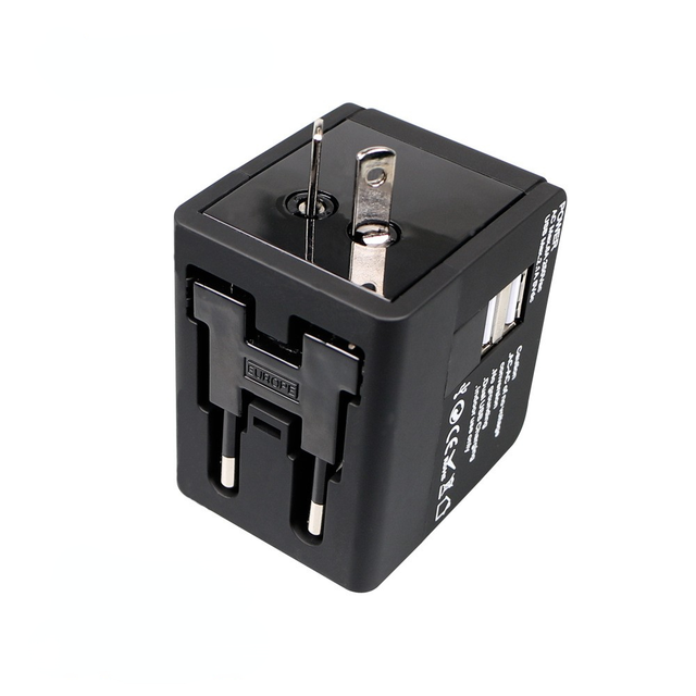 EU UK AU US 4 in 1 Travel Adapter USB-C Fast Charger with Box for iPhone 11/12/13/14/15/16/17 Pro Max