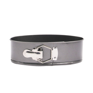 Juego de moldes para pasteles ovalados, 3 piezas, de acero al carbono, con base extraíble, para uso doméstico. - Product Image 5