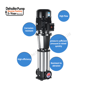 Bomba Centrífuga Vertical Multietapa de Acero Inoxidable CDLF 2HP 3HP 5HP para Suministro de Agua de Grado Alimenticio - Product Image 1