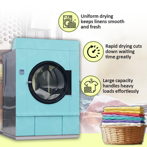Séchoir à <span class=keywords><strong>linge</strong></span> commercial électrique pour hôtel, 100 kg, GPL, 50 kg, 70 kg, 130 kg, 150 kg - Product Image 4