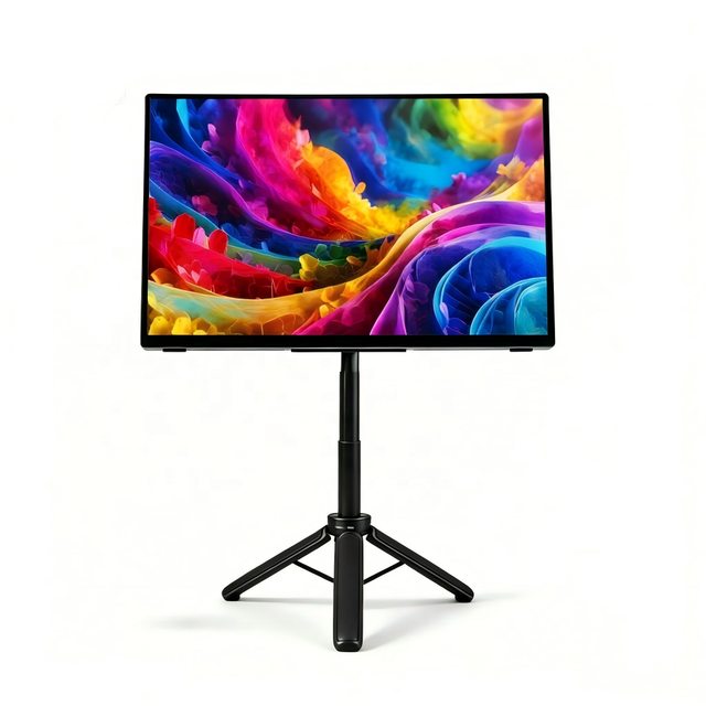 Desktop Telescopic Adjustable Height Screen Tripod Holder Aluminum Portable Monitor Stand