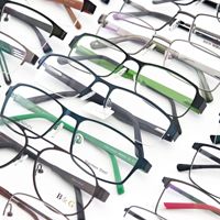 Monturas Ópticas Cuadradas de Metal Sólido Clásicas con Aro Completo para Gafas Graduadas Unisex - Venta al por Mayor con Entrega Rápida