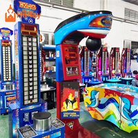 Machine d'arcade commerciale King of the Hammer, jeu de test de force à monnayeur pour parcs d'attractions et centres de loisirs familiaux