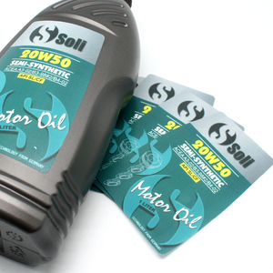 Etiqueta Adhesiva Personalizada Resistente al Agua para Botellas de Aceite, Calcomanía Resistente a los Arañazos para Empaquetado y Marca de Aceite de Motor - Product Image 3
