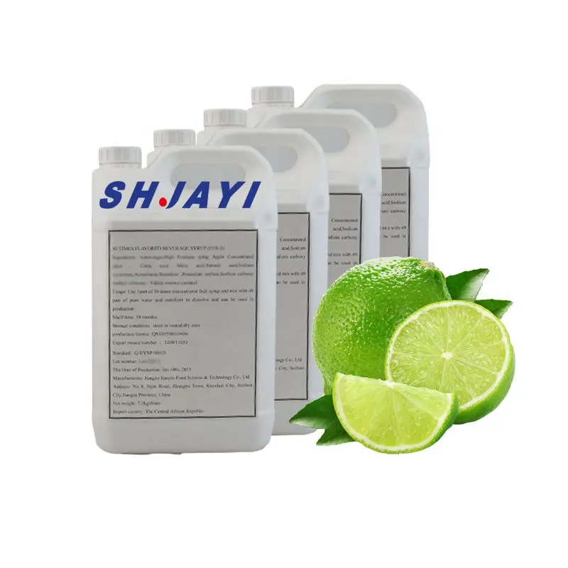 2024 hot sale concentrate carbonated soft drink 50 times CSD syrup-lime flavor