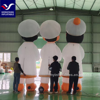 Publicité extérieure de modèle de figure de ballon gonflable de dessin animé