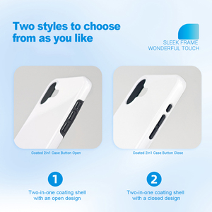 2-in-1 3D thăng hoa trường hợp điện thoại cho Iphone 14 15 16 Pro Max 3D tráng chân không Báo Chí Trường hợp với bao gồm máy ảnh bảo vệ - Product Image 4