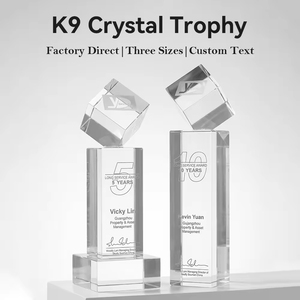 Trofeo <span class=keywords><strong>de</strong></span> Cristal Personalizado con <span class=keywords><strong>Cubo</strong></span> <span class=keywords><strong>de</strong></span> <span class=keywords><strong>Rubik</strong></span>, Premio <span class=keywords><strong>de</strong></span> Cristal Grabado para Empleados Destacados en la Reunión Anual <span class=keywords><strong>de</strong></span> la Empresa - Product Image 3