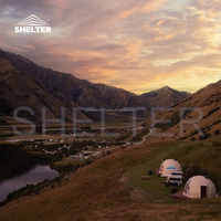 Igloo de luxe Glamping Geodomes Sphere Dome Tent pour quatre saisons