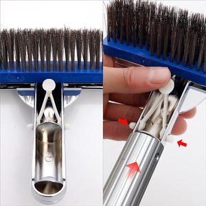Petite brosse à poils durs de haute qualité pour piscines <span class=keywords><strong>Gunite</strong></span> et béton, murs et carreaux propres - Product Image 4